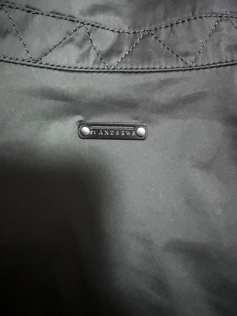 美品ST ANDREWS セントアンドリュース ナイロンジャケット黒 M