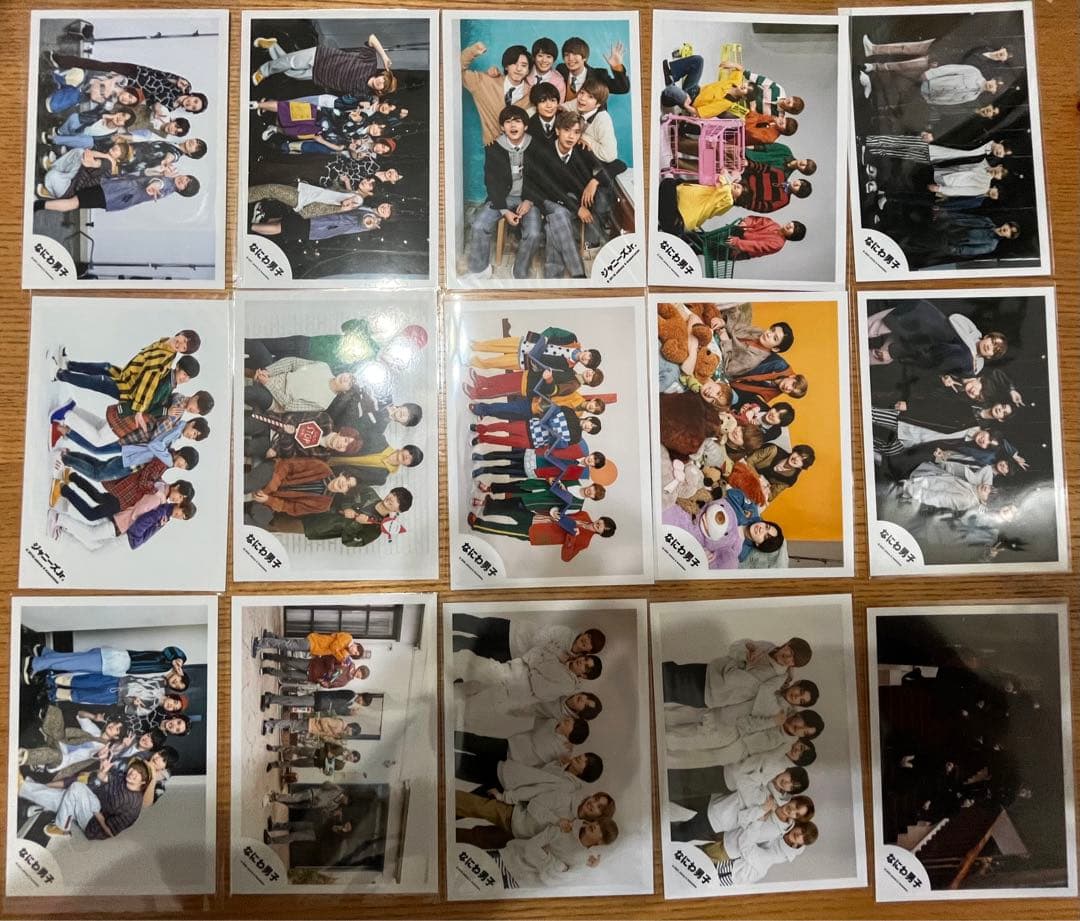 なにわ男子 集合 生写真 公式写真 138枚