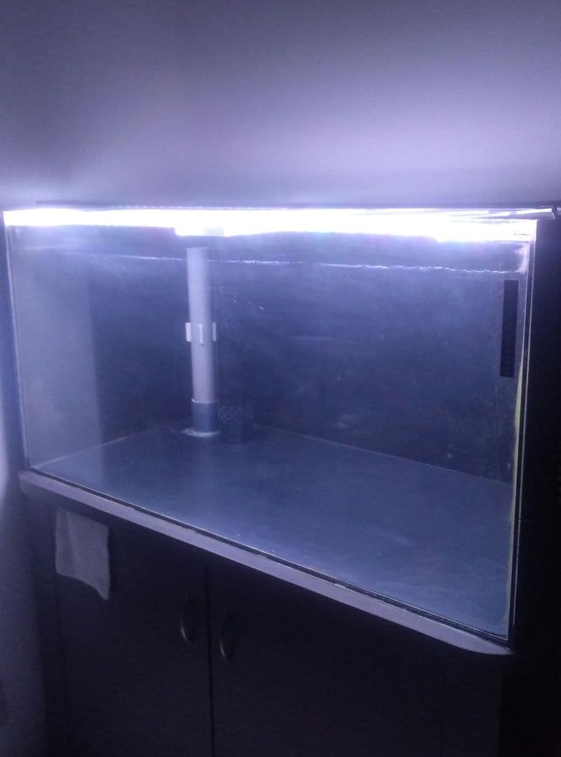 アクリル1200オーバーフロー水槽セット 4面ブラック