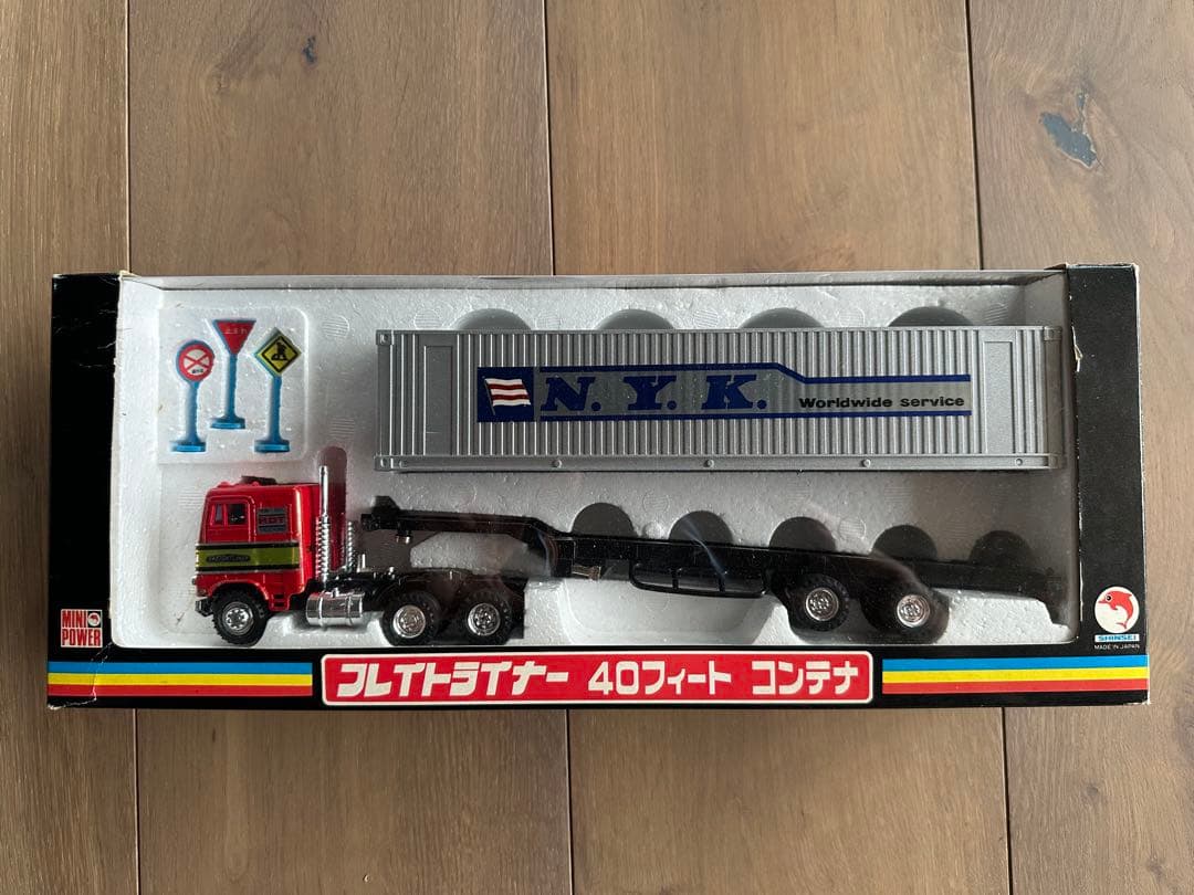 シンセイ/ 高純度ダイカスト「フレイトライナー 40フィート コンテナ」