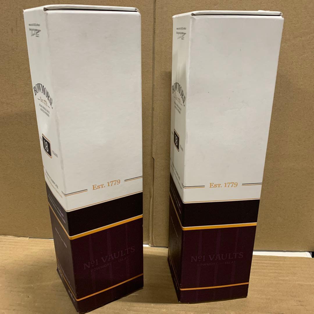 【未開栓】BOWMORE 18年 700ml ウイスキー　ボウモア 2本セット