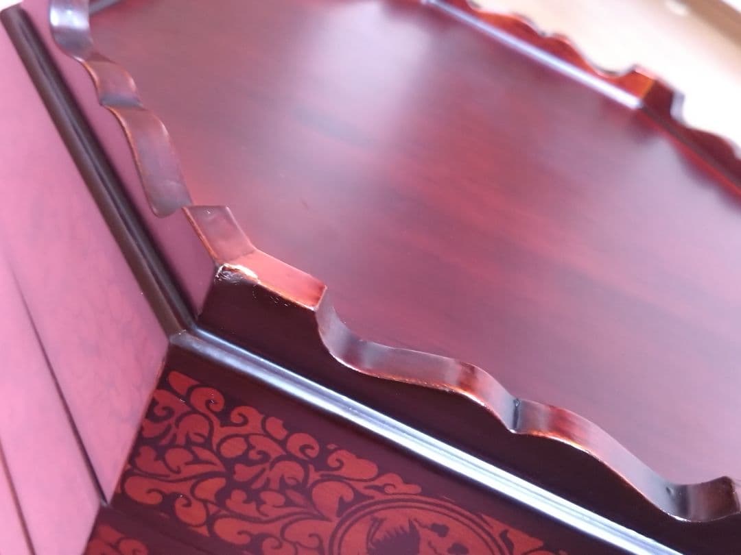 九節板　クジョルパン　八角形　漆器　高級木材　韓国伝統工芸品　美品