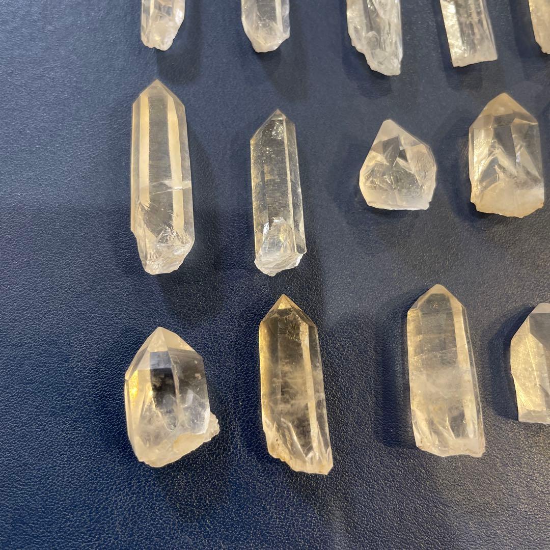 【国産鉱物】乙女鉱山産　水晶18本セット