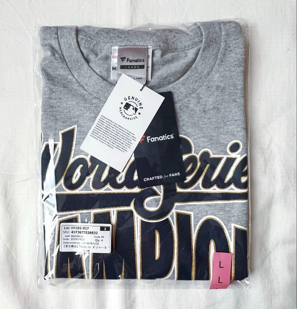 Dodgers 2025年ワールドシリーズ記念Tシャツ　Lサイズ