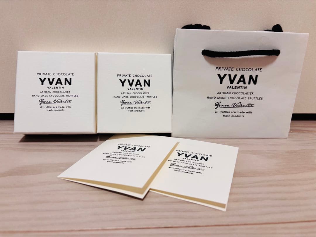 【未開封発送】イヴァンヴァレンティン チョコレートトリュフ 4個×2箱