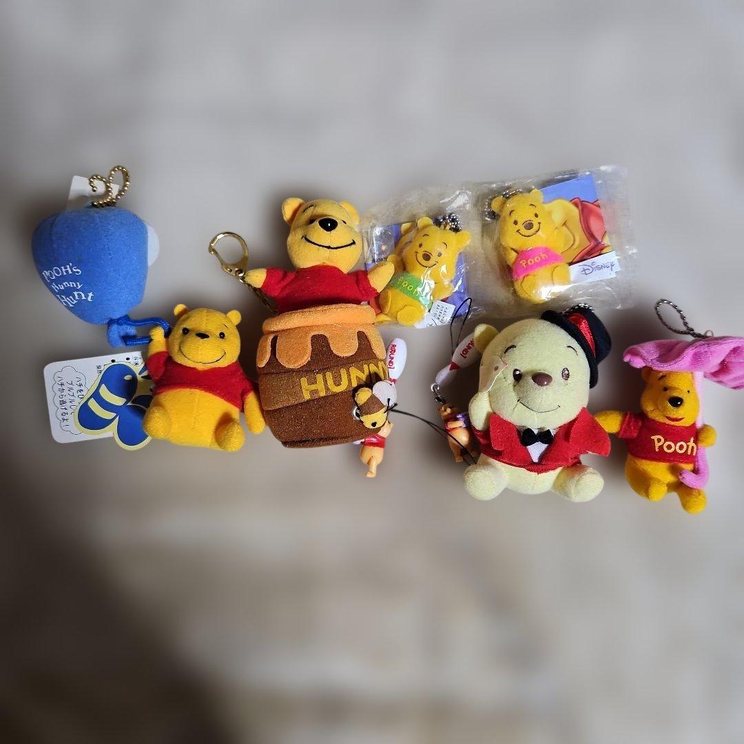 くまのプーさん　オルゴール　キーホルダー
