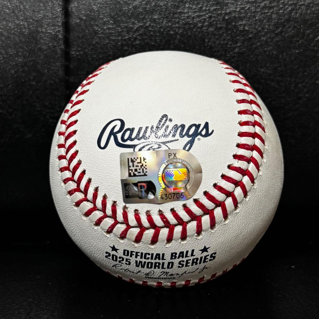 ドジャース ミゲル ロハス 直筆サイン 25 WS Champs ボール