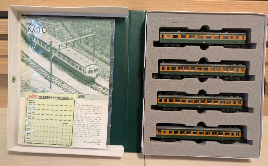 10-379 80系準急\"東海/比叡\"基本セット+10-380増結セットNゲージ