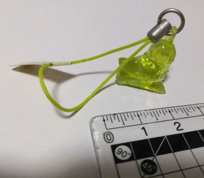 ポケモンストラップ 黄緑色 タグ付き