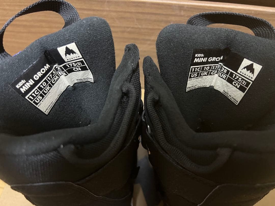 Burton Mini Grom 子供用スノーボードブーツ 11C 17.5cm
