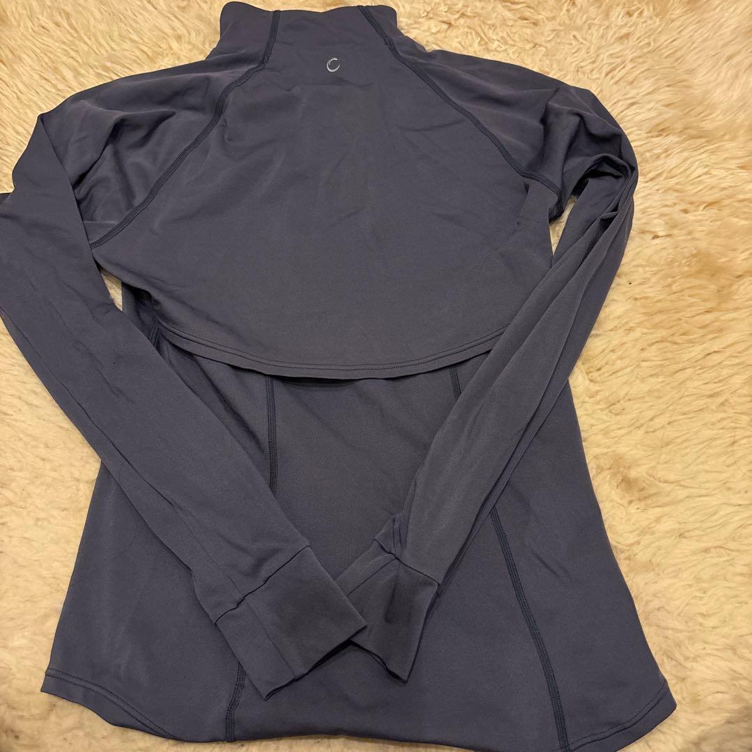 11/10まで！Chacott BALANCE グレー ジップアップ長袖ウェア