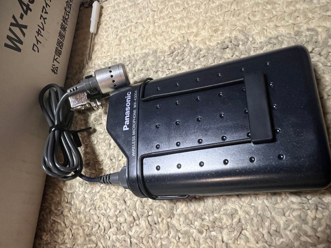 《激レア》パナソニック ピンマイク　ワイヤレスマイクロホンWX-4300A