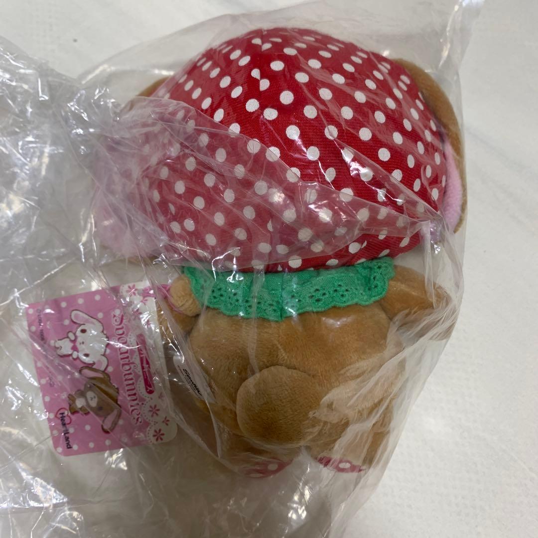 タグ付　シュガーバニーズ　ぬいぐるみ　くろうさ　ストロベリー　いちご