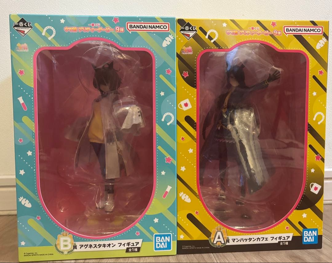 ウマ娘　一番くじ　A賞マンハッタンカフェ　B賞アグネスタキオン　フィギュア