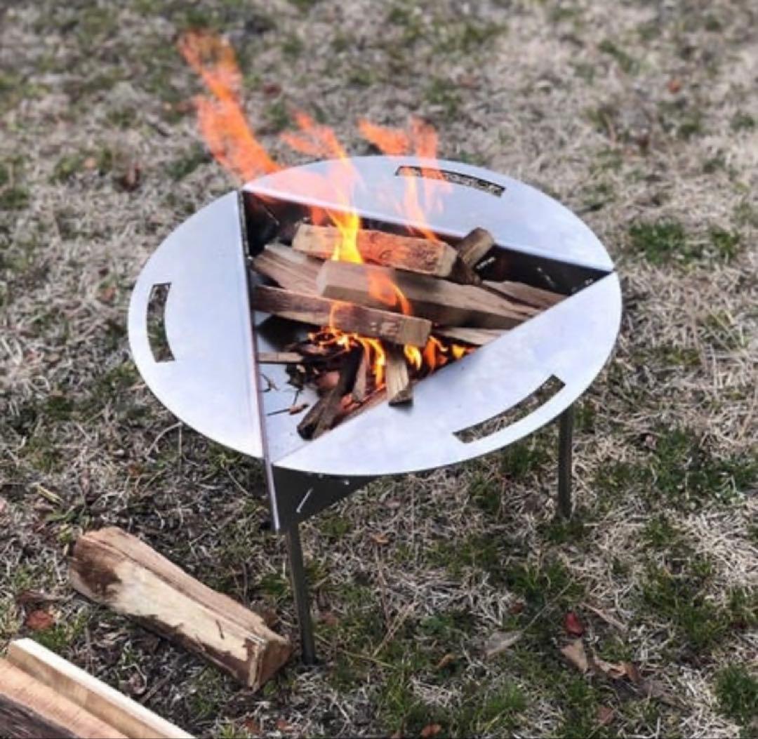 ReKNOT リノット 野良道具製作所 炎卓 焚き火台　新品未使用　袋　説明書付