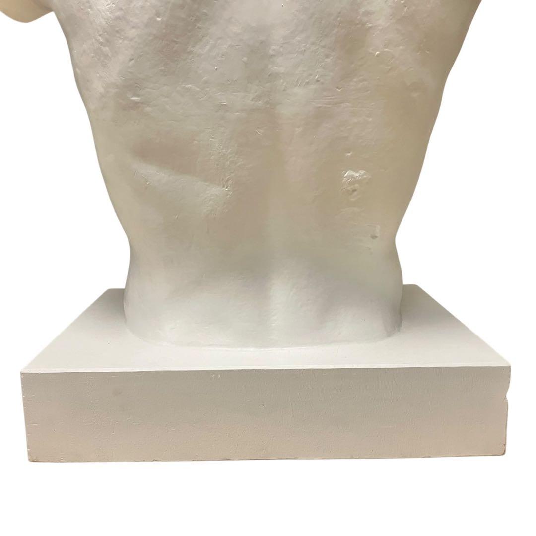 【希少】ポセイドン 石膏像 石像 胸像 デッサン 特大 彫刻 置物 オブジェ