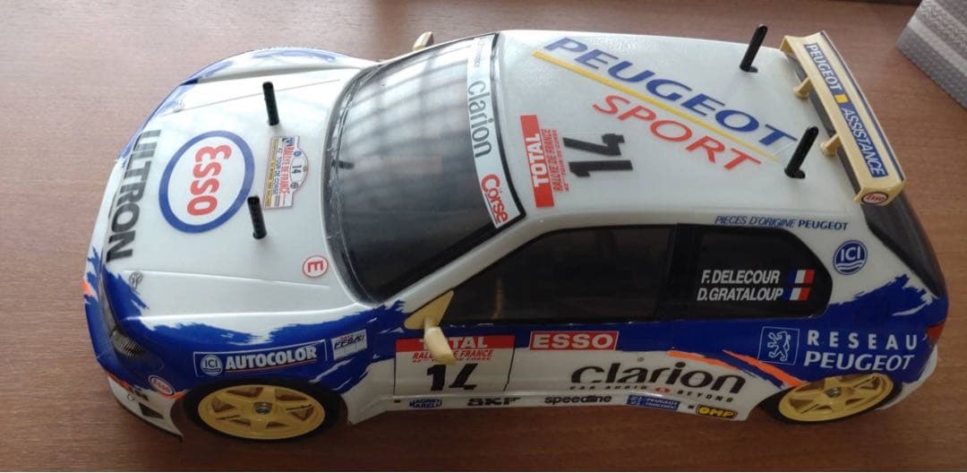[TAMIYA] タミヤ・プジョー306 マキシWRC・完成品・1/10スケール