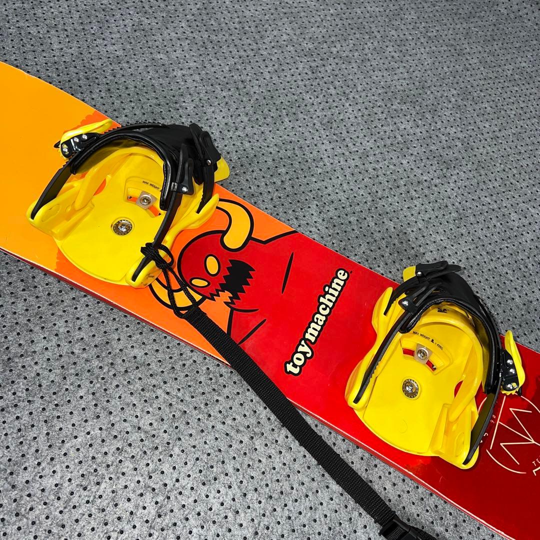 5回使用 キッズスノーボード SALOMON 90cm×バイン×ベルクロブーツ