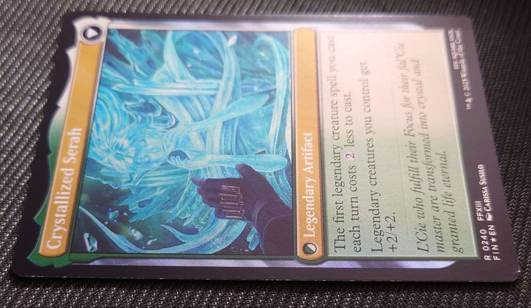 mtg 稀少エラー 反転ホロ セラ・ファロン 金箔 プレリリース プロモ fin