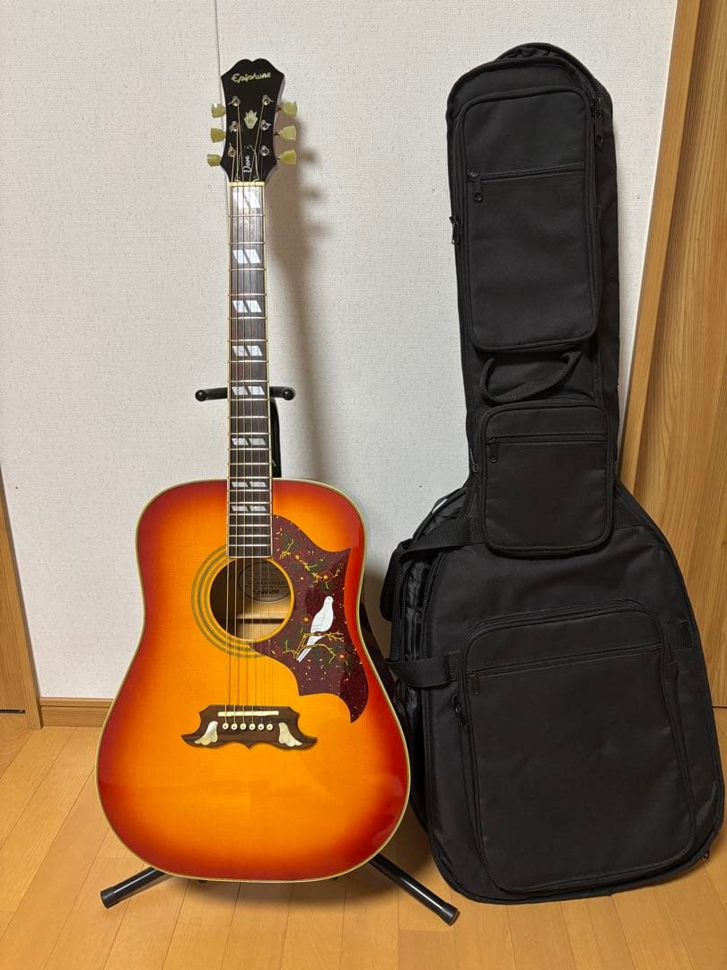 超美品❗️EpiphoneエピフォンDOVE 生アコギ 調整済‼️