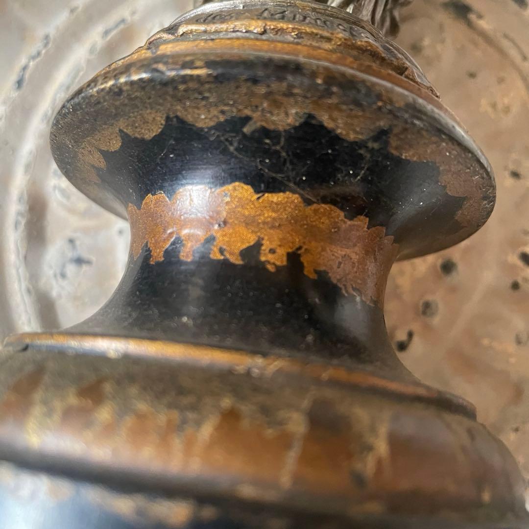 アンティーク♪聖母子像♪マリア像♪木製台座