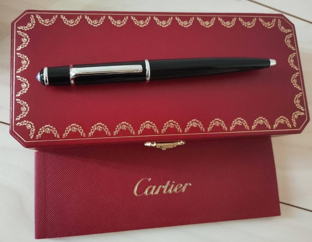 未使用 カルティエ ディアボロ ボールペン シルバー