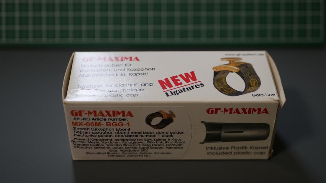 ソプラノサックス用リガチャー　GFシステム　MX-06M-BGG-１