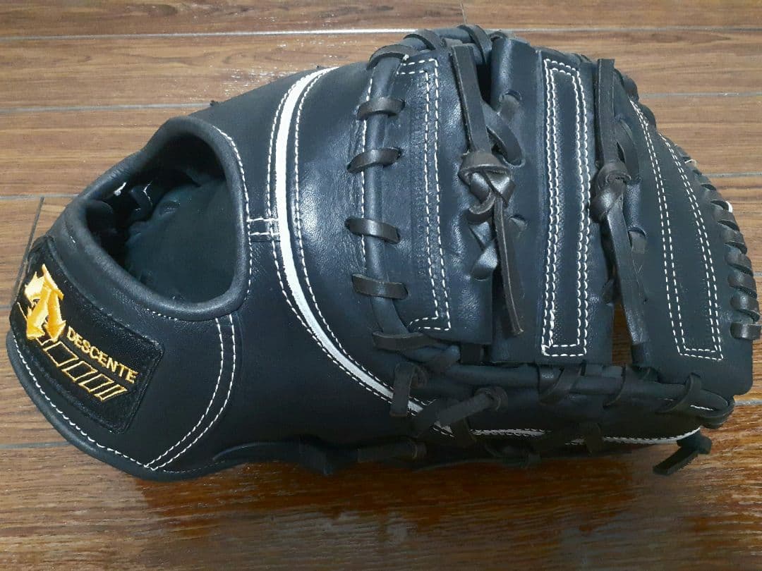 DESCENTE 軟式ファーストミットブラック