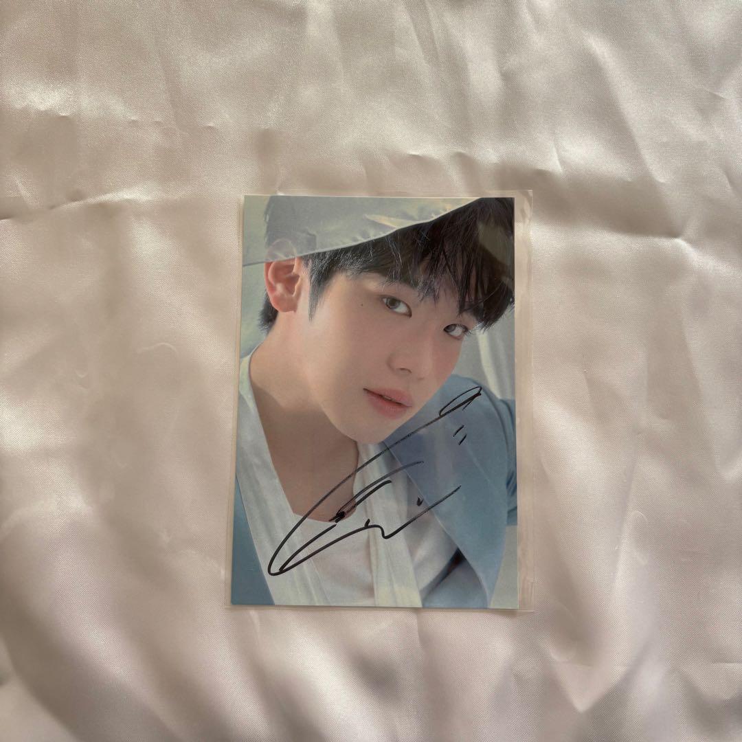 キムテレ ZB1 ゼベワン サイン ポストカード トレカ G賞 直筆サイン