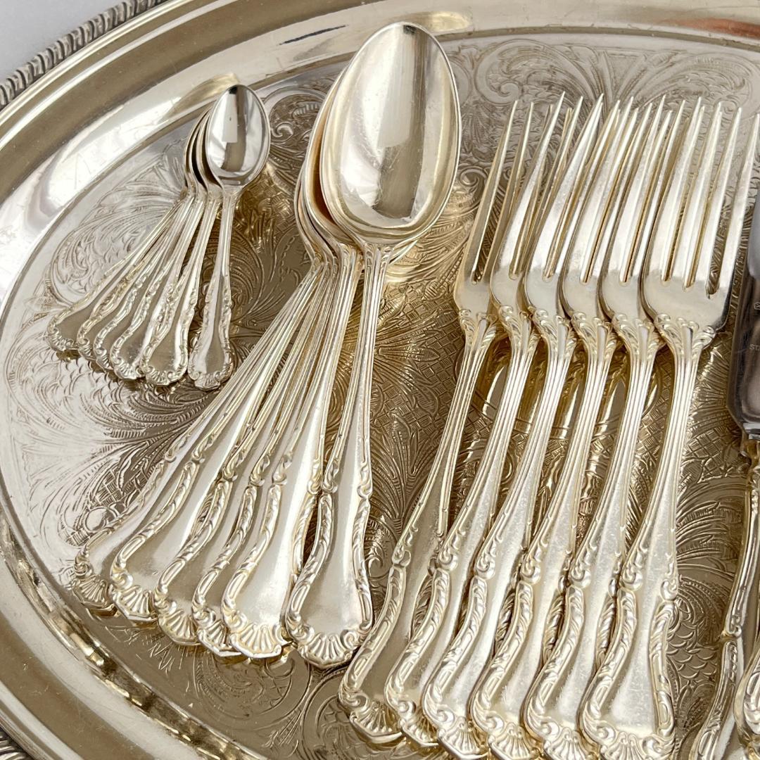 【Mappin&Webb】 マッピンアンドウェッブ デザートセット 6名用24本