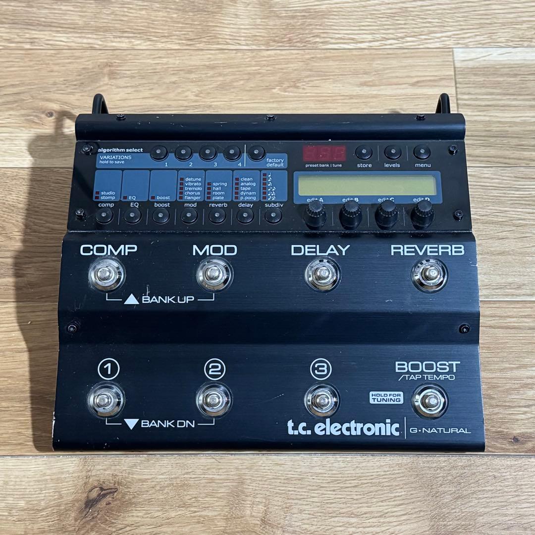 t.c. electronic G-Natural アコギ用マルチエフェクター