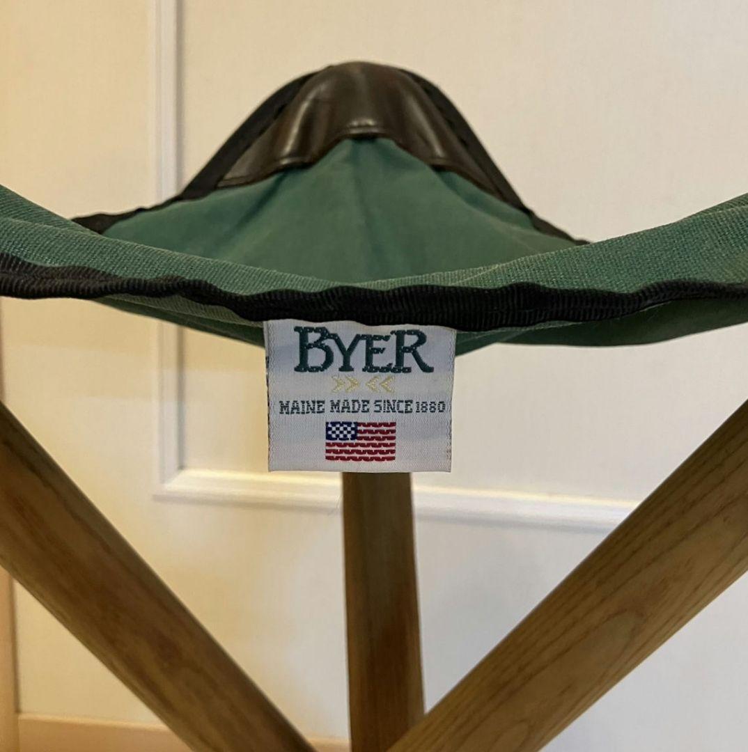 Byer バイヤーオブメイン　ハンティングチェア　USA製　ヴィンテージギア