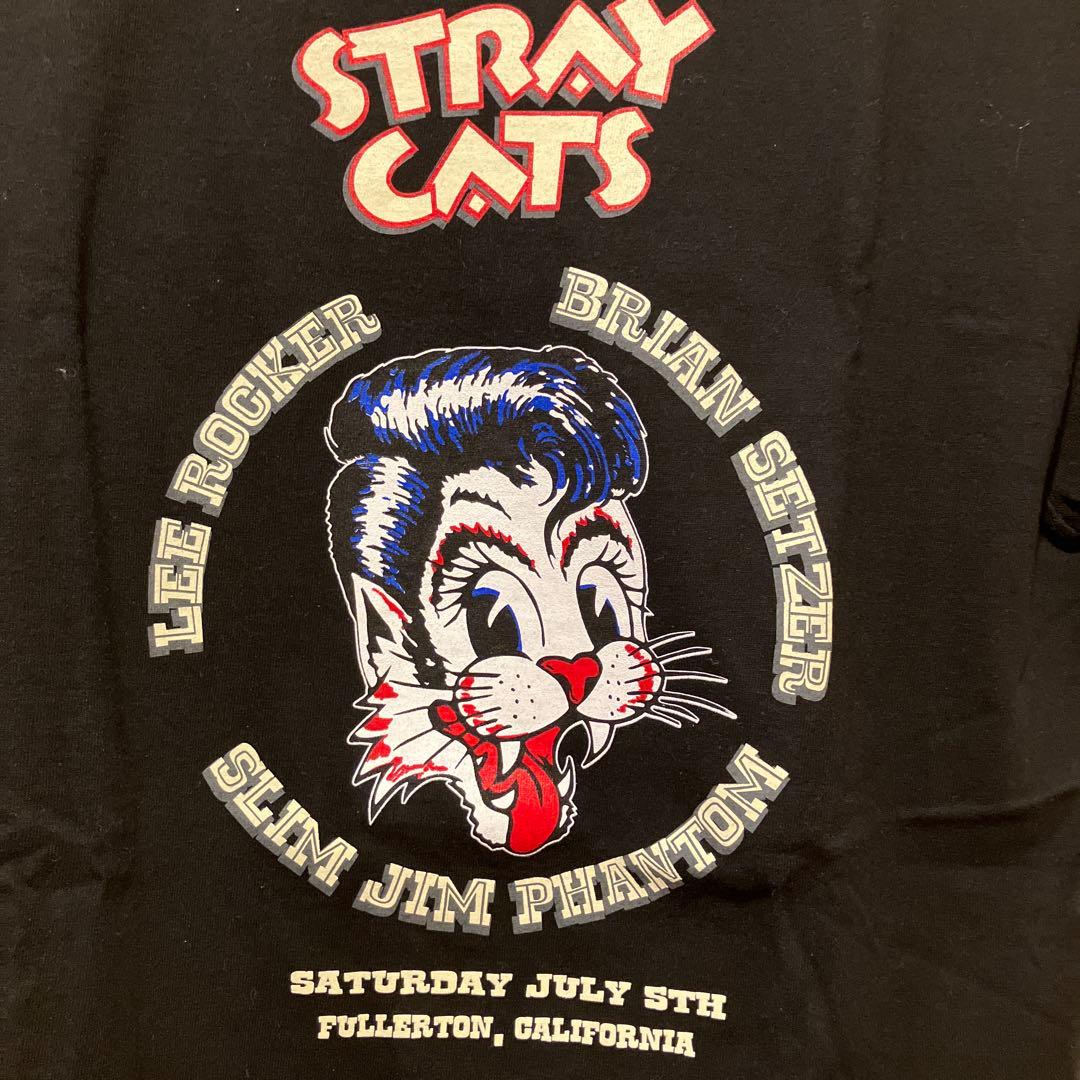 STRAY CATS Tシャツ 黒 サイズS 2003年夏復活版　※正規商品