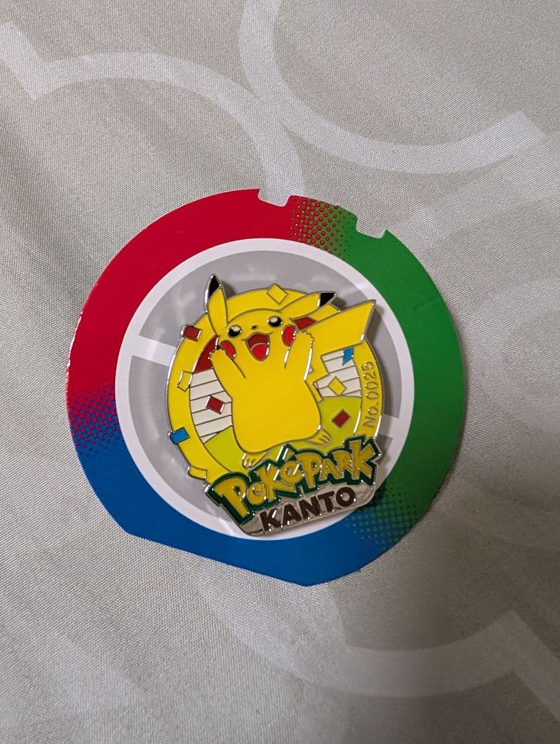 ポケパークカントー 0025 ピカチュウ　ピンズ ポケモン