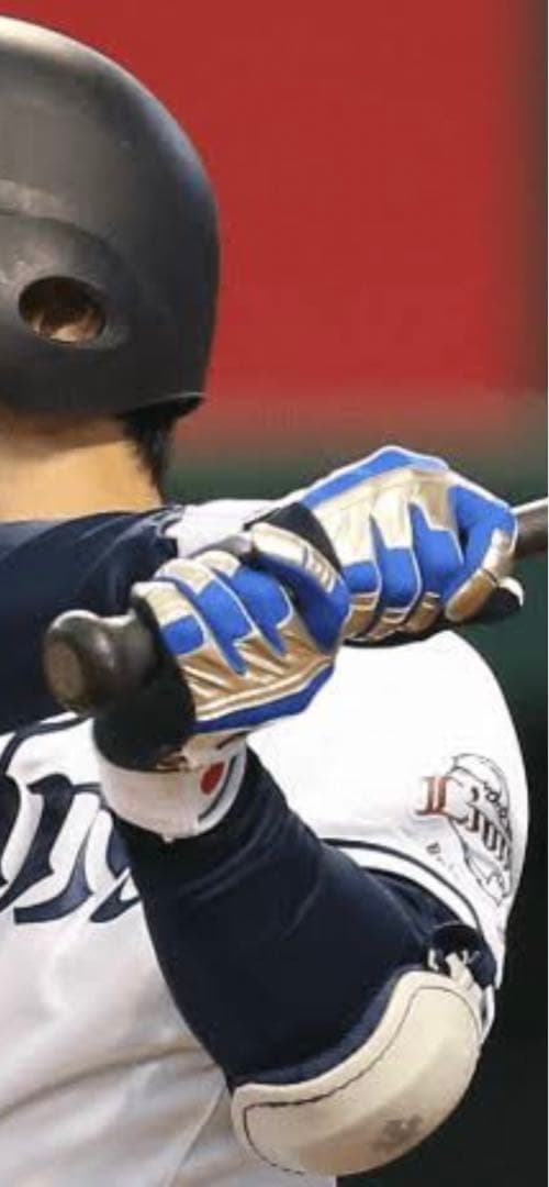 西武ライオンズ外崎選手　実使用バッティンググローブ