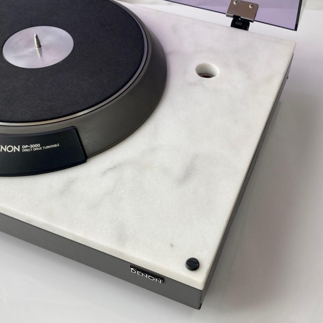 DENON DP-3000 DP-3750 ターンテーブル 天然大理石