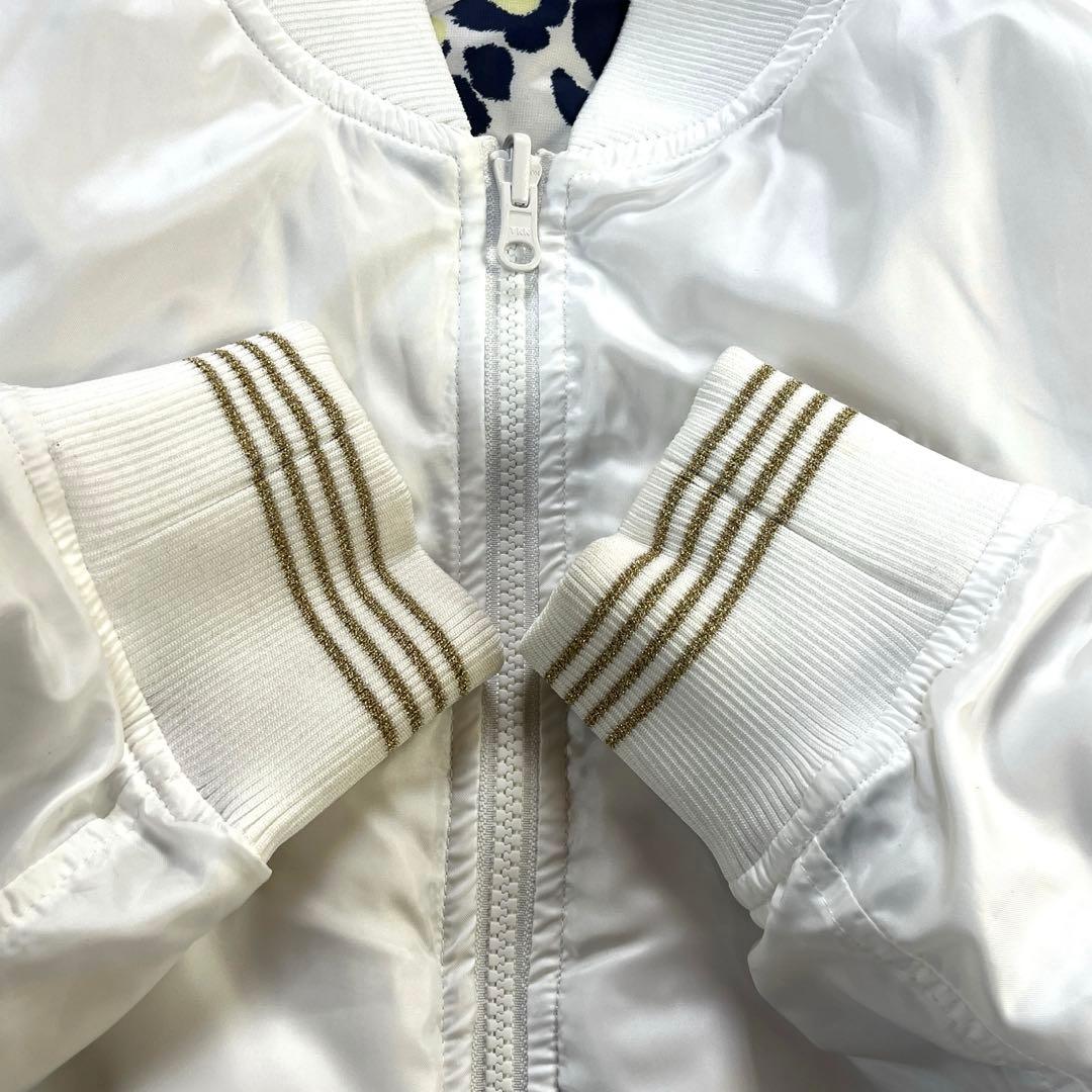 極美品♪キャロウェイ　2way リバーシブル　MA-1 花柄ダウンジャケット　L