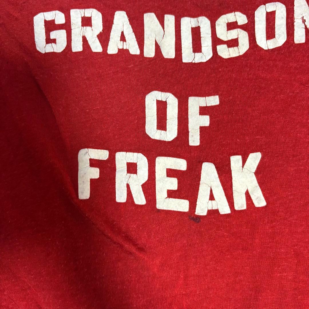 60s ビンテージ　レーヨン　フットボールTシャツ　両面プリント　USA