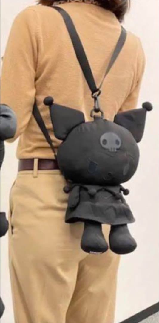 クロミ ダイカット リュック レア　20周年　ぬいぐるみ　バッグ　黒