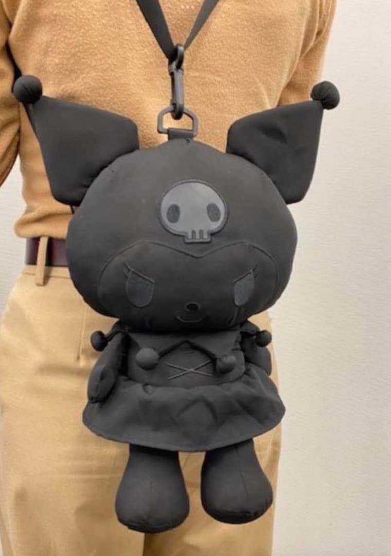 クロミ ダイカット リュック レア　20周年　ぬいぐるみ　バッグ　黒