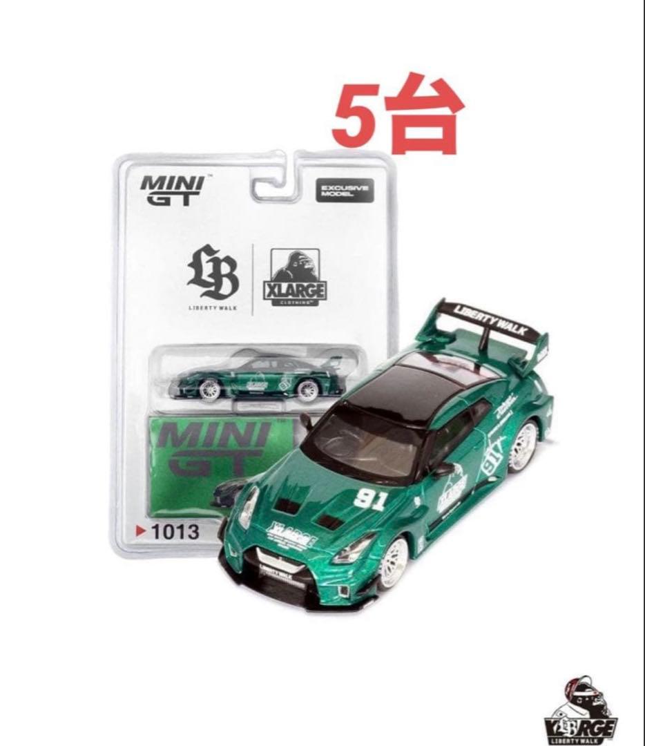 LIBERTY WALK×XLARGE MINI GT 1/64 ミニカー5個