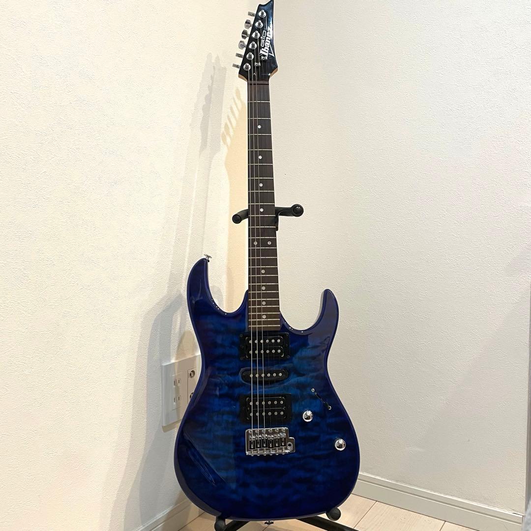 GIO Ibanez エレキギター ブルー メイプル 6弦