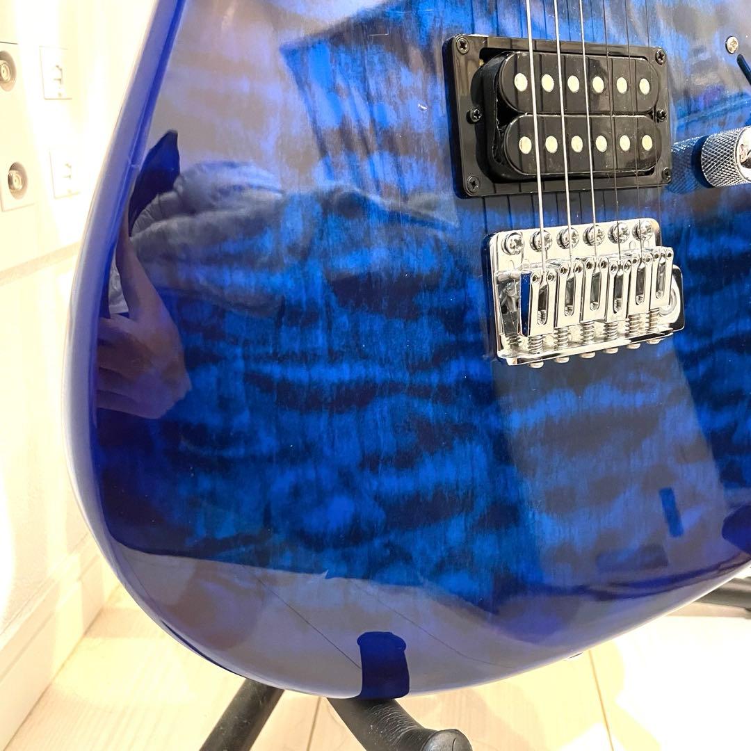 GIO Ibanez エレキギター ブルー メイプル 6弦