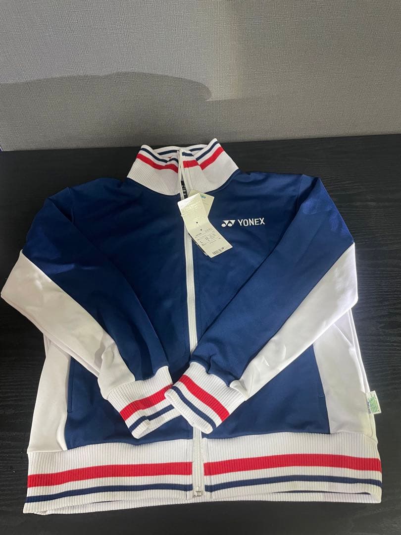 75周年モデルYONEX ジップアップジャケット Lネイビー