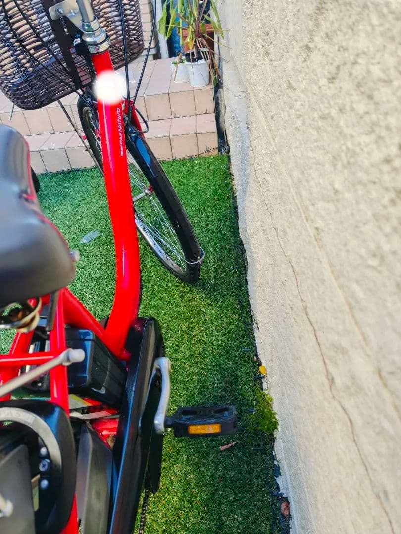 YAMAHAヤマハ電動アシスト自転車26インチ レッド