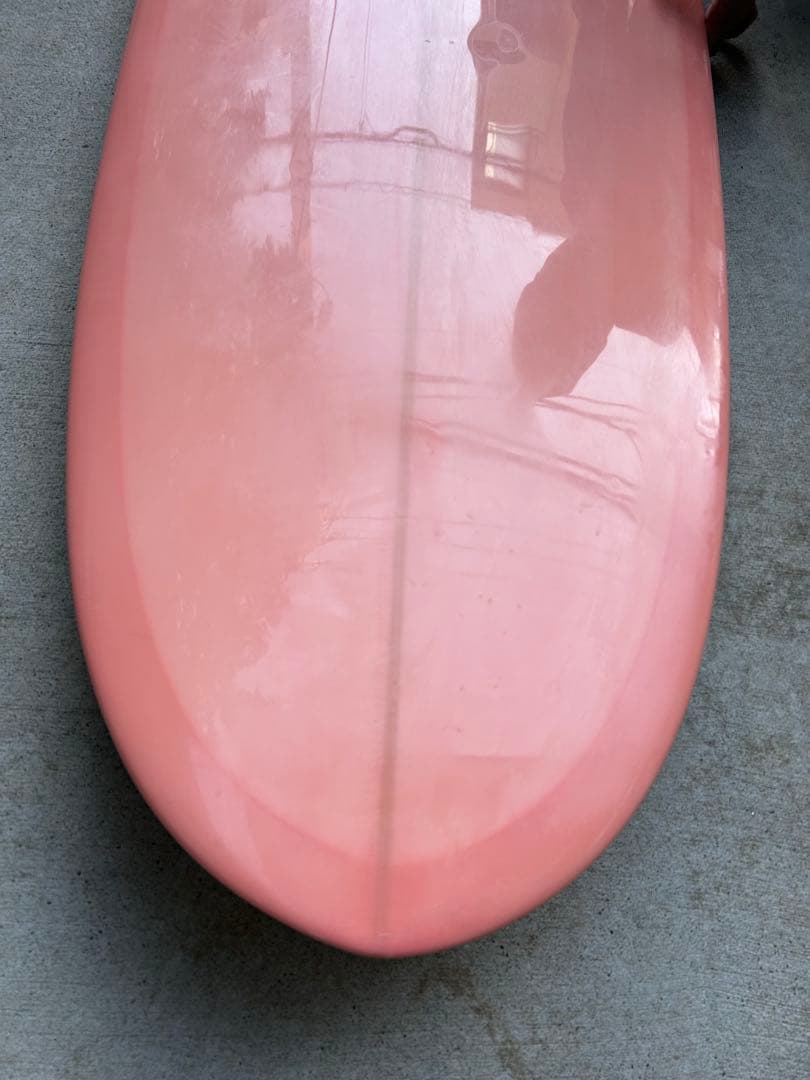 CRAFT 9'2\" ロングボード 字原三喜男シェイプ クラフト 茅ヶ崎 ピンク