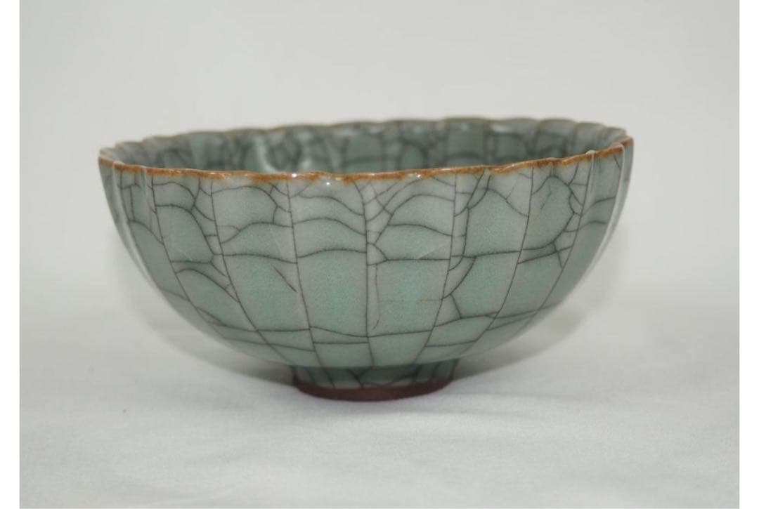 送料無料 歌窯　青磁茶碗　時代物茶道具①