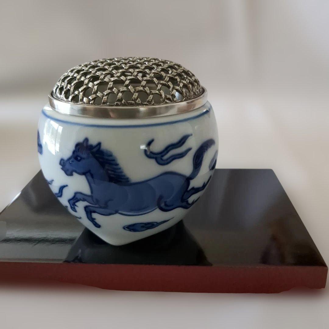 源右衛門干支香炉　午（うま）未使用