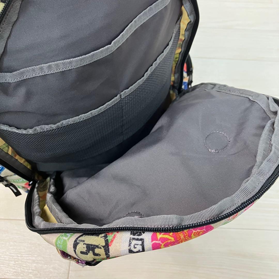BURTON バートン バックパック リュック 多機能 総柄 ステッカー柄