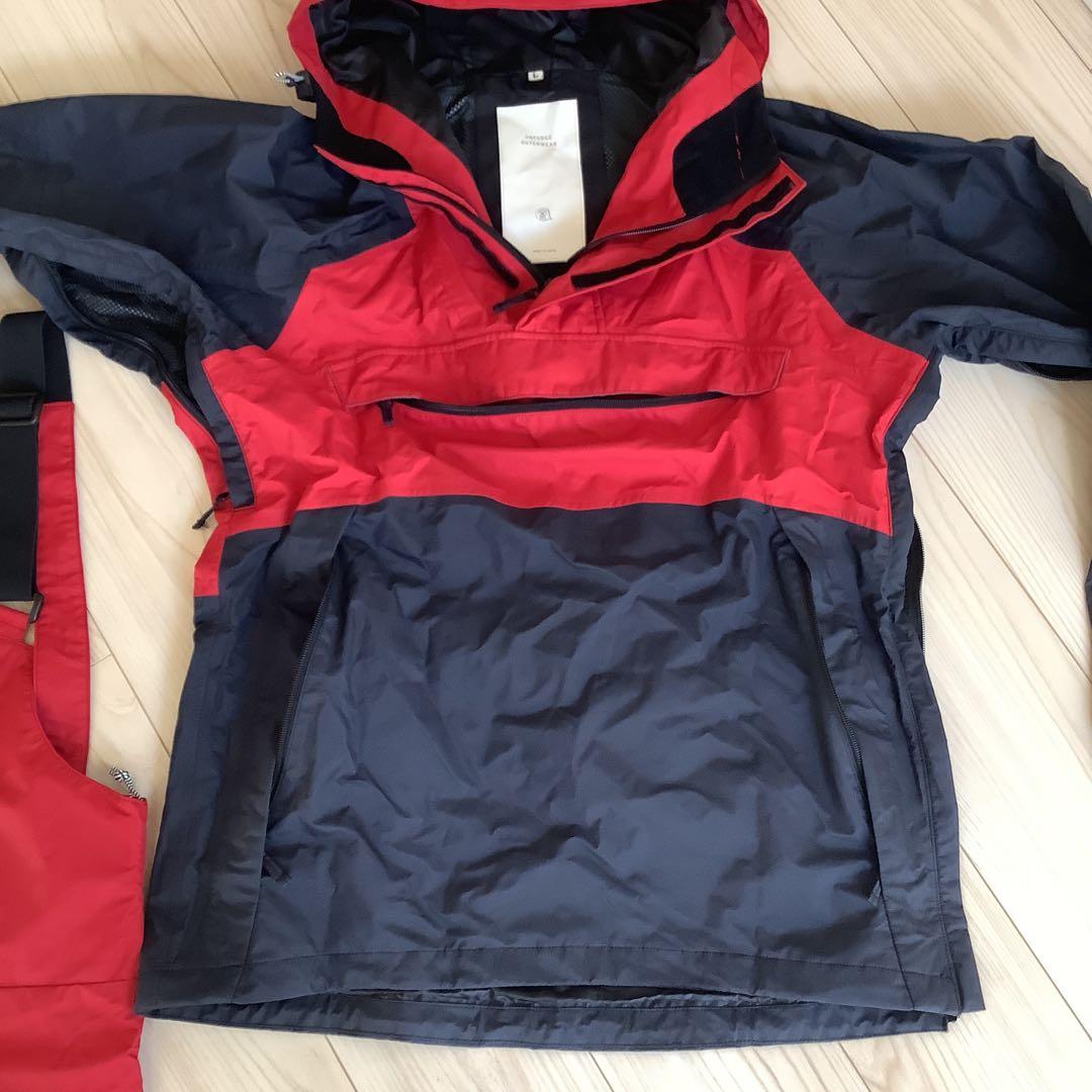 064UNFUDGEアンファッジ　メンズスノーボードウェアーセットアップビブパン